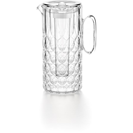 caraffa vanity trasparente con bulbo refrigerante
